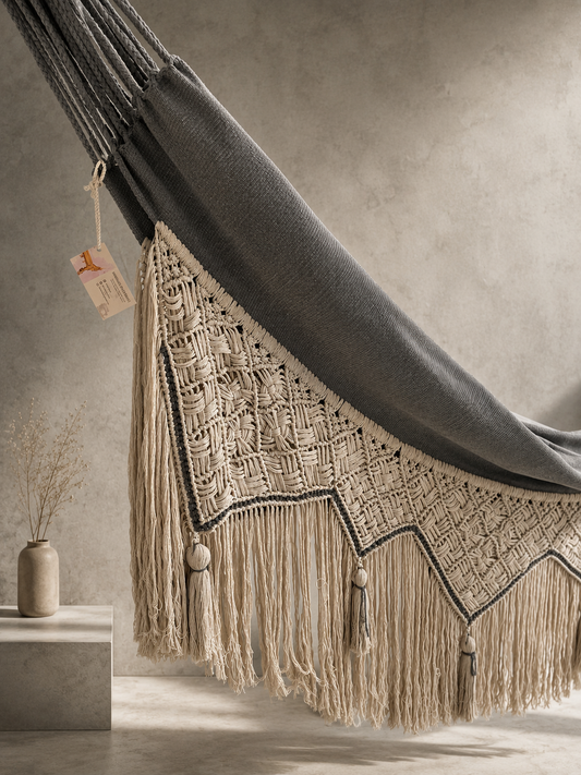 Hamaca Artesanal Siena | Diseño Premium y Confort de Lujo en Algodón